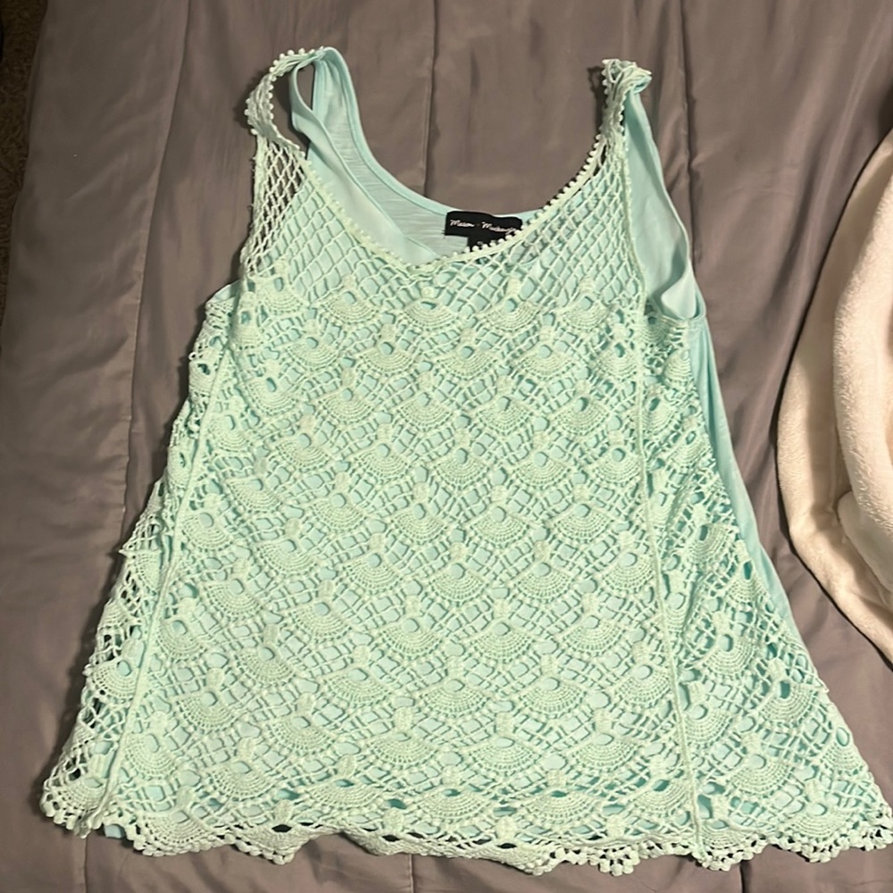 Beautiful mint knitted top